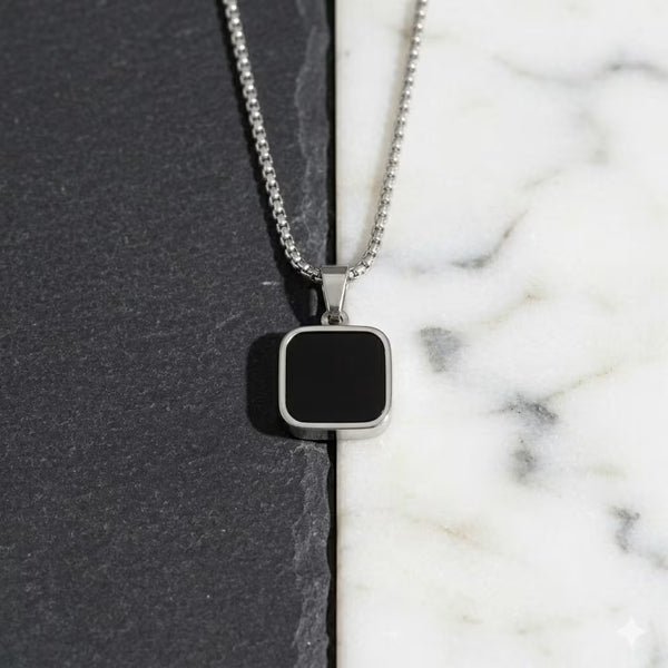 Square Onyx Pendant