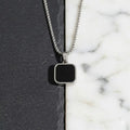 Square Onyx Pendant