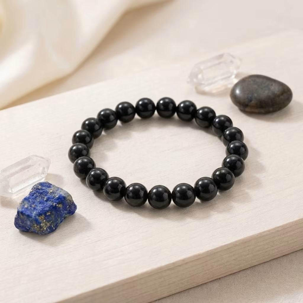 Black Agate Stone Bracelet