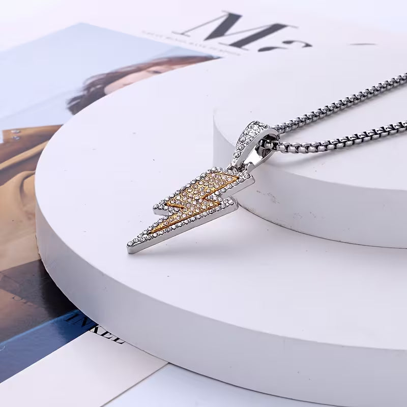 Iced Flash Pendant (Golden)