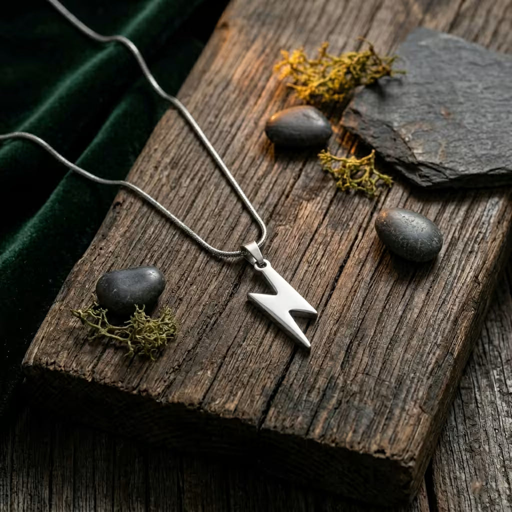 Bolt Pendant (Silver)