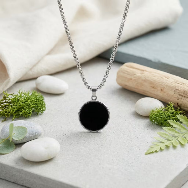 Round Onyx Pendant